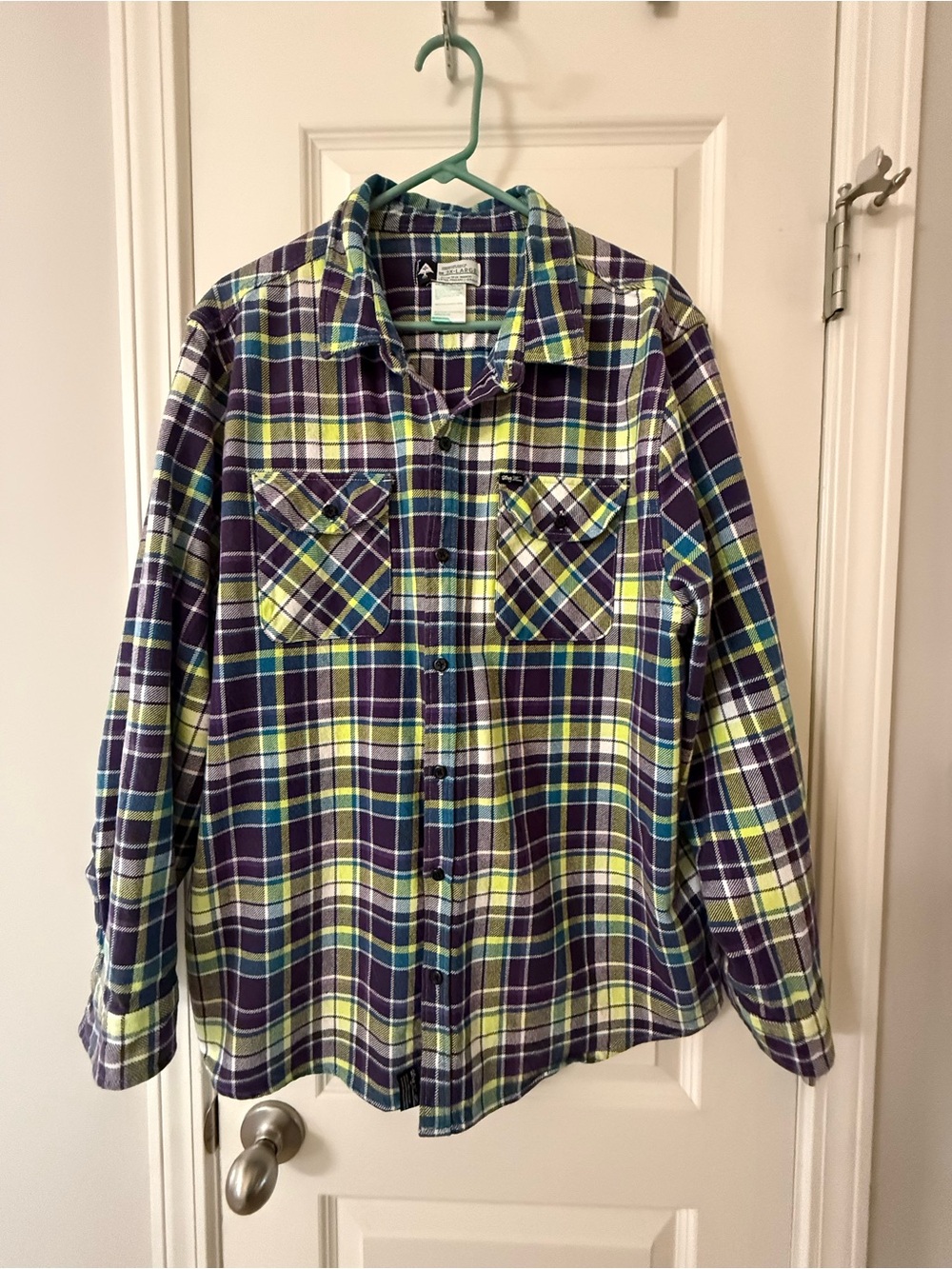 LRG Lifted Research Group Plaid Flannel Shirt 3XL
